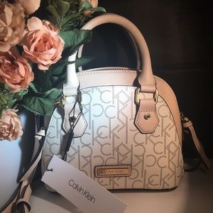 Calvin Klein Desert Taupe Bag w/ Shoulder Strap